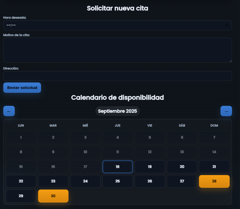 Portal del paciente Fisiocloud